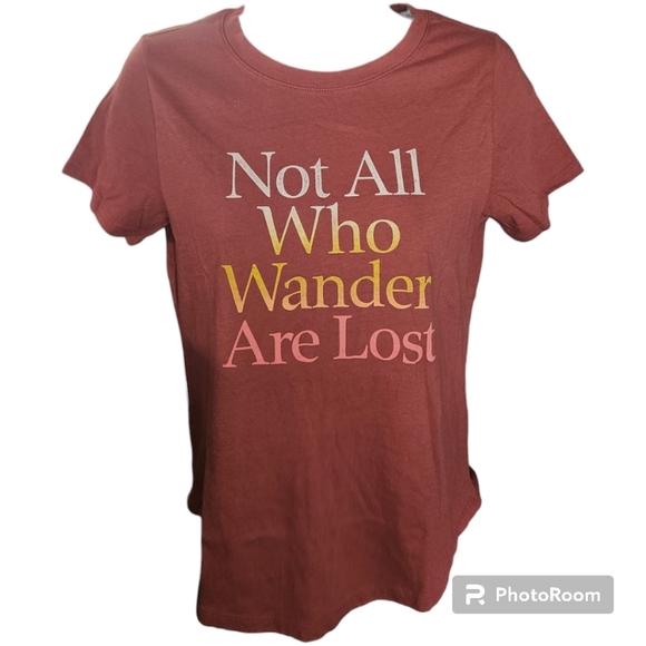 NWT Old Navy Graphic Short Sleeve Top - Picture 1 of 3